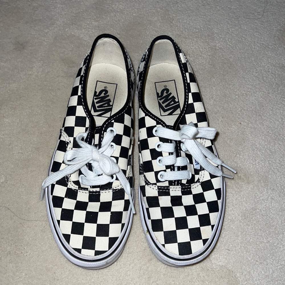 Checkered vans